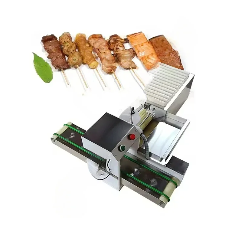 220 В коммерческая автоматическая машина для изготовления шашлыков из мясной нити