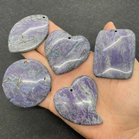 natural stone agate pendants for jewelry making diy necklace earrings reiki love heart gem rectangle 5pcsset charms accessories