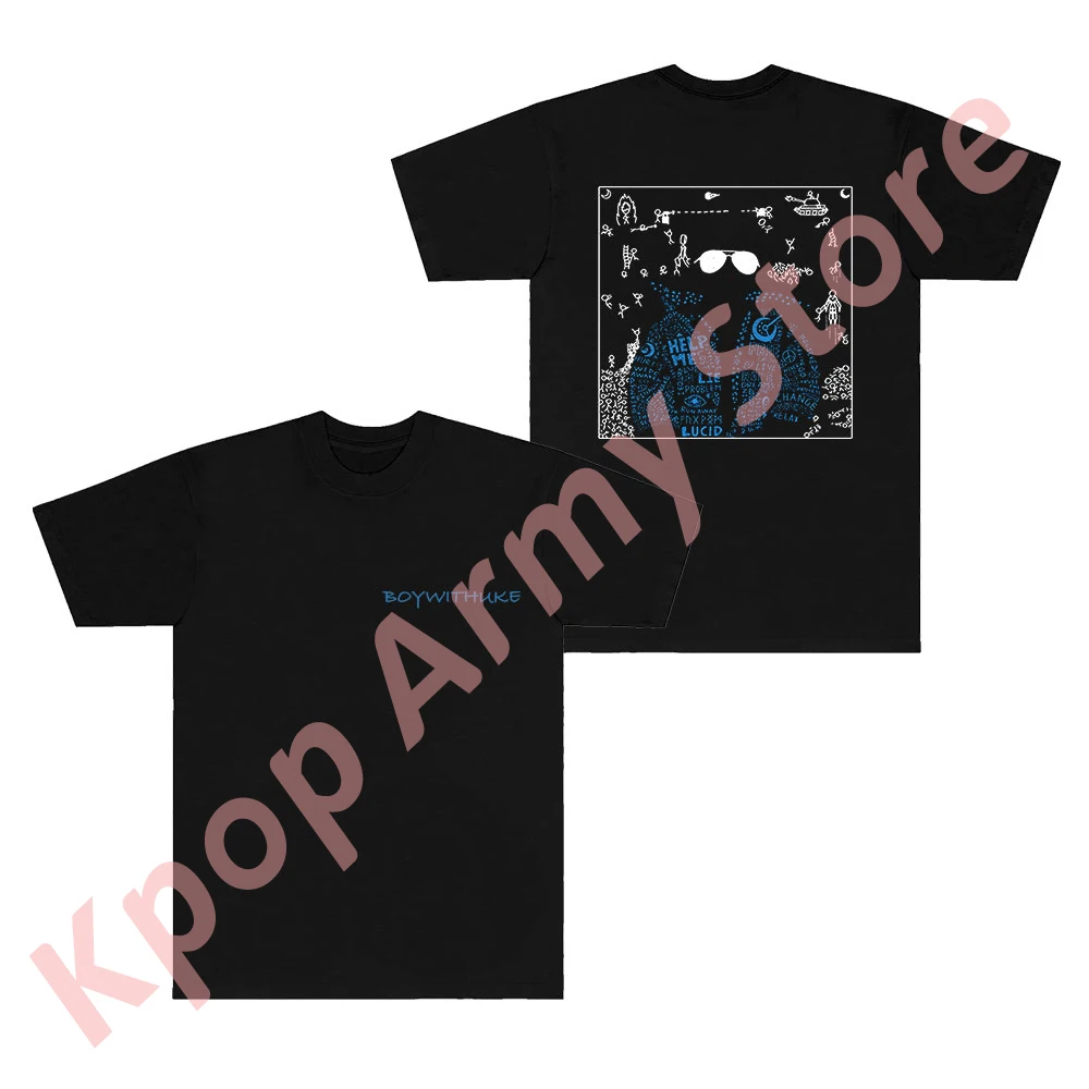 Футболки BoyWithUke Lucid Dreams с логотипом Merch летние женские и мужские модные