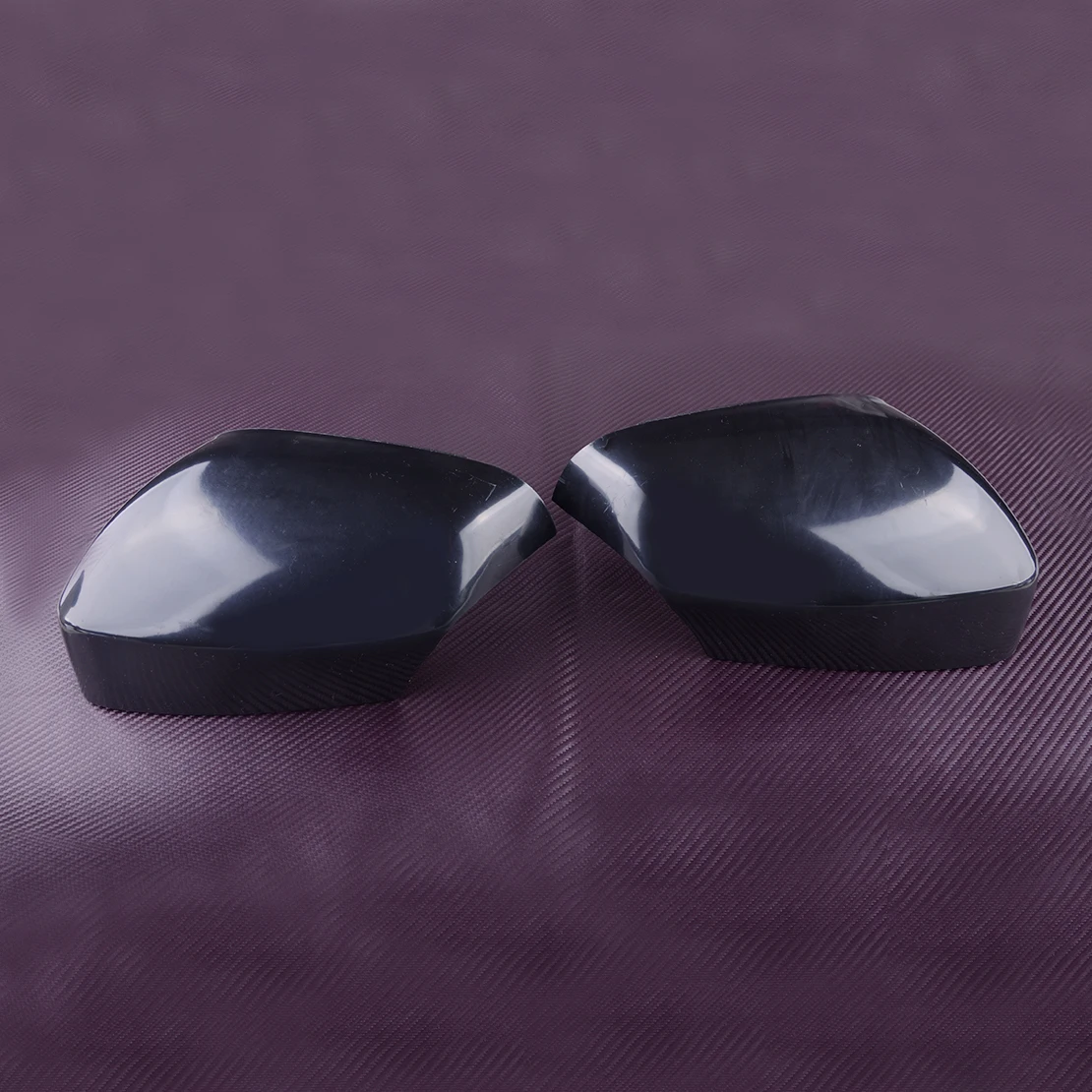 

39894354 1Pair Front Left Right Side Door Rearview Mirror Cover Cap 39894341 Fit for Fit for Volvo XC70 XC90 2007-2014 Black ABS