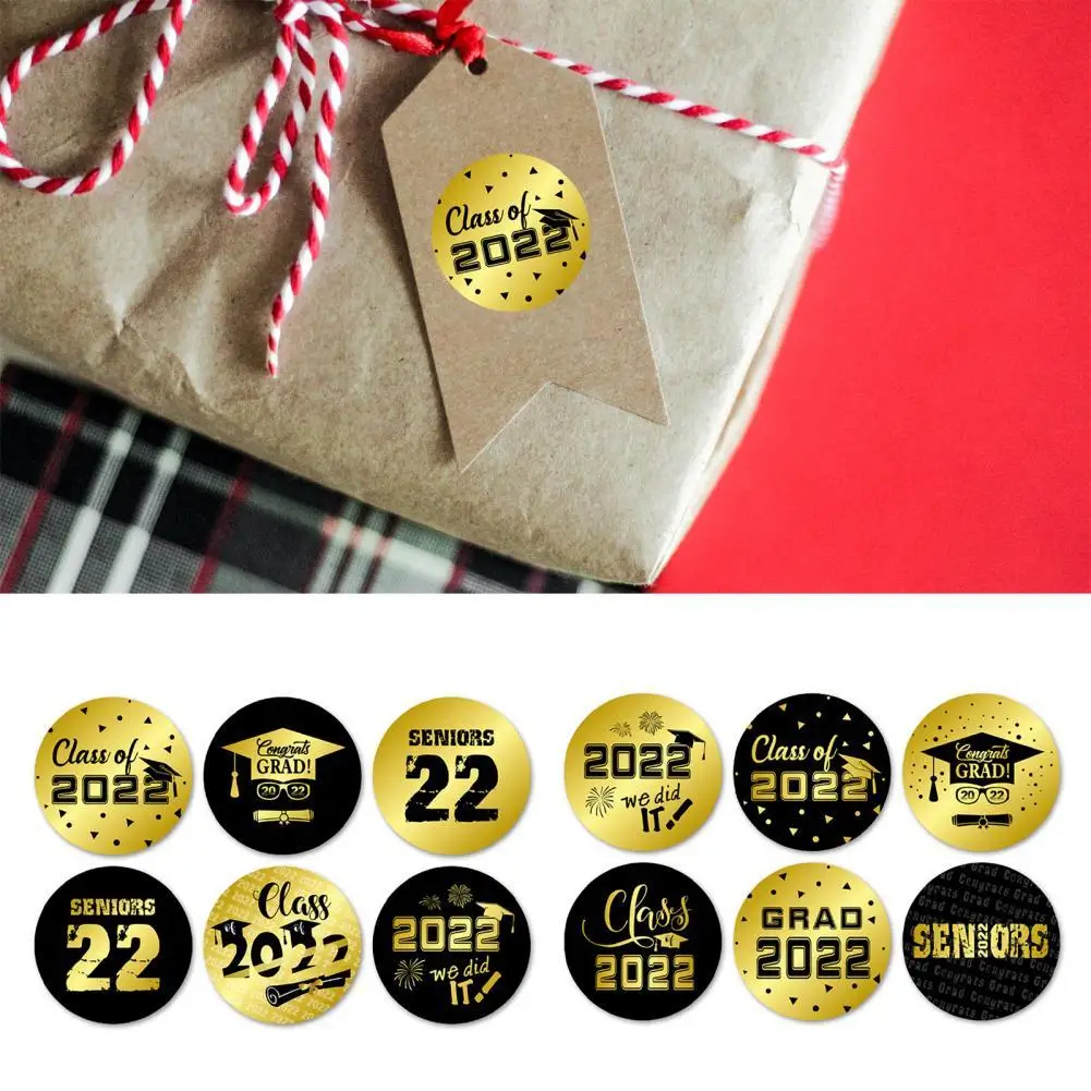 

Набор красивых наклеек с изображением крышки на выпускной, Подарочная бирка, наклейка, креативная Праздничная наклейка на прикосновение, б...