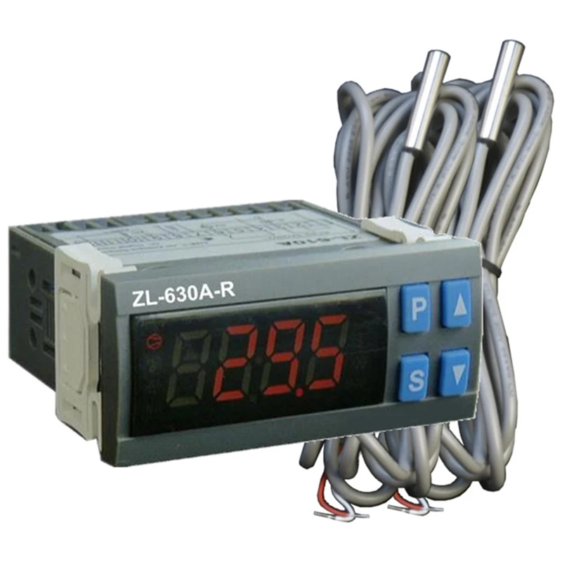 

ZL-630A-R, регулятор температуры RS485, цифровой регулятор температуры холодного хранения, термостат, с Modbus