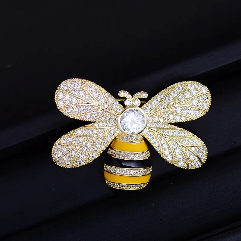 

Korean Version of Cute Fashion Bee Brooch All-match Temperament Animal Elegant Suit Coat Clothing Accessories Corsage