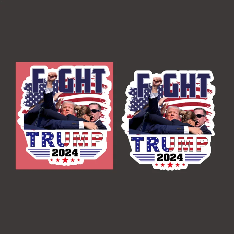 Наклейки Fight 2024 наклейка на президентские выборы 5 шт. выбор года для ноутбука