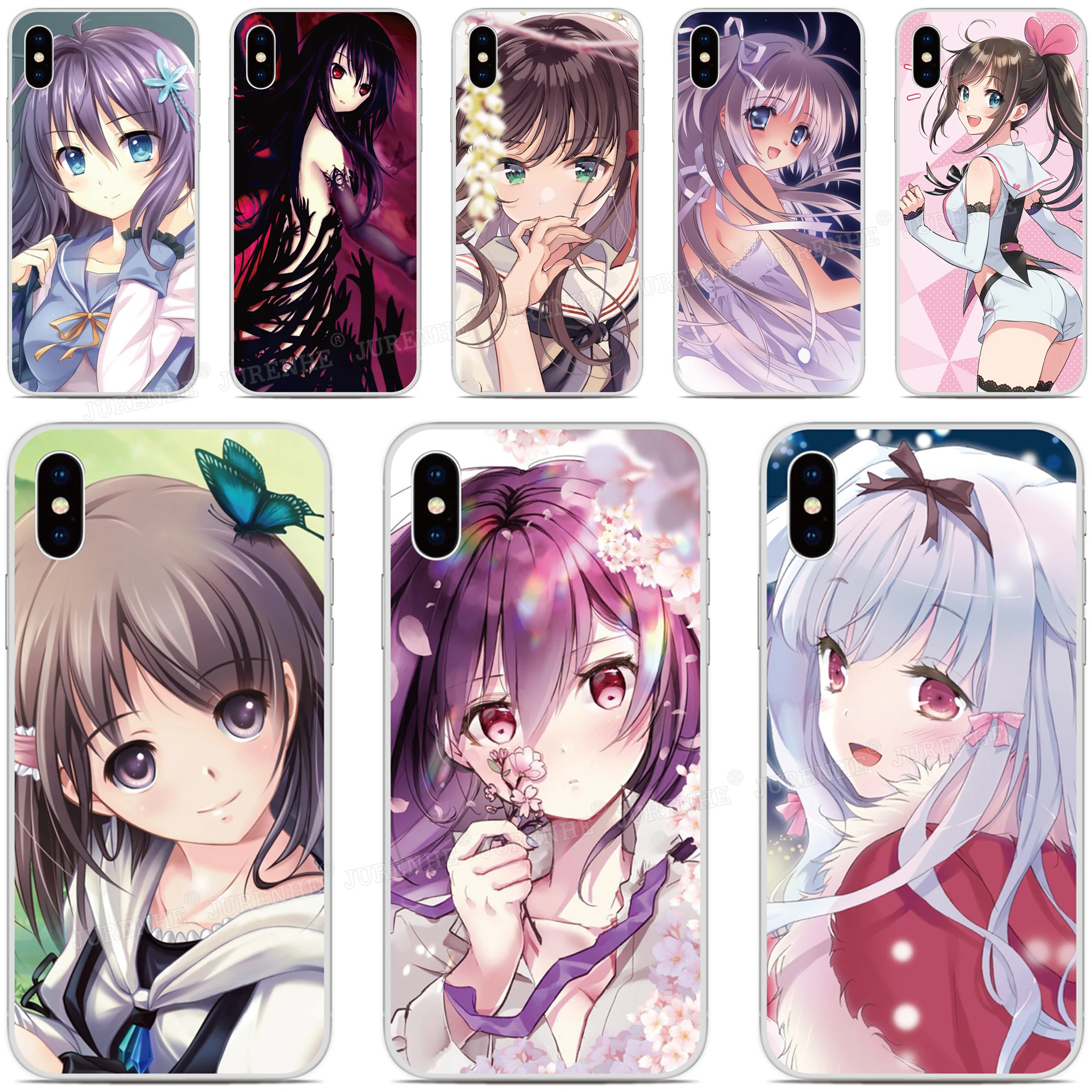 Anime Girl Case For Alcatel 1B 1S 1SE 1L 1A 3 1 5033D 3X 1C 1X 1V 2019 2020 2021 2022 Nothing Phone 2A Plus CMF 2 Cover