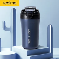 realme coffee mug leak proof stainless steel travel thermal cup portable car thermo vacuum flasks tea water bottle for gifts