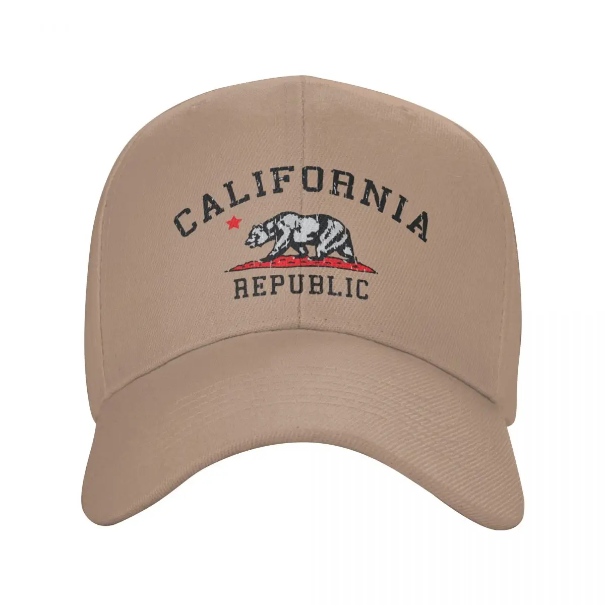 

New Classic Calinia Republic Flag Baseball Cap Women Men Dad Hat Outdoor Snapback Hats Trucker Cap Hunt Hunting Cap