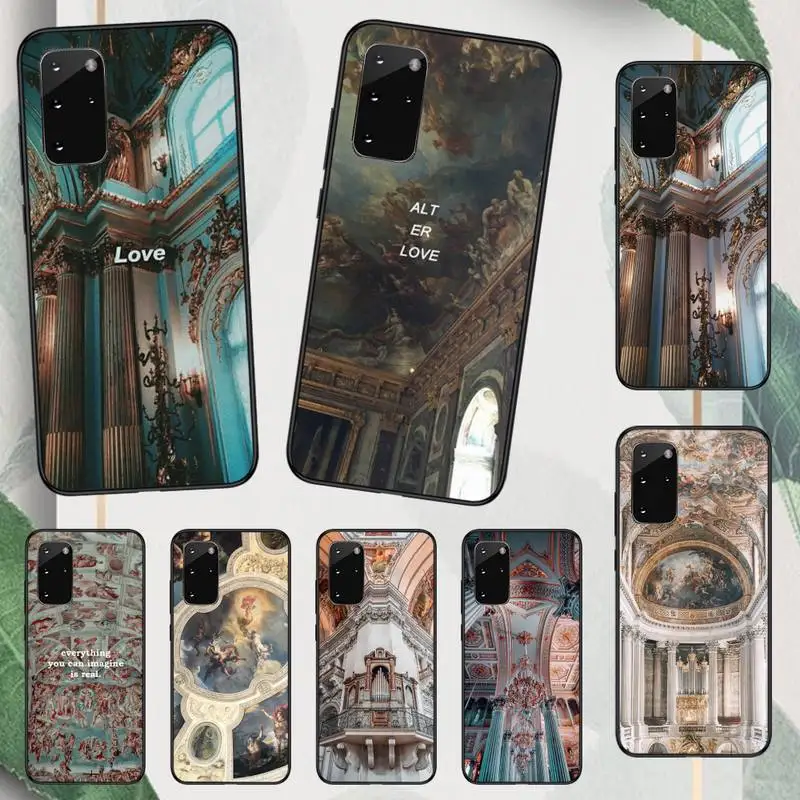 

Palace of versailles Creation of Adam Phone Case For Samsung galaxy A S note 22 52 21 20 53 51 71 12 13 10 32 50 fe ultra plus