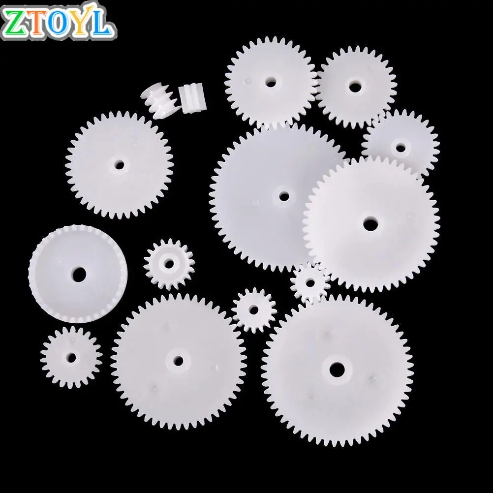 

58 Styles Toothed Wheels WSFS Gears Plastic All Module 0.5 Robot Parts DIY Tools 58Pcs