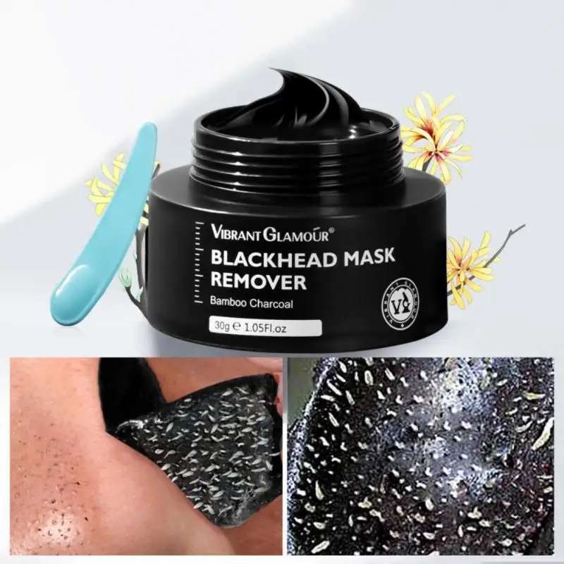 

Bamboo Charcoal Peel Off Mask For Face Women Deep Cleansing Black Purifying Mask Suction Blackhead Remover Dirts Shrink Pores