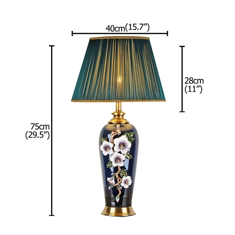 Керамические настольные лампы TINNY роскошная современная ткань для фойе гостиной