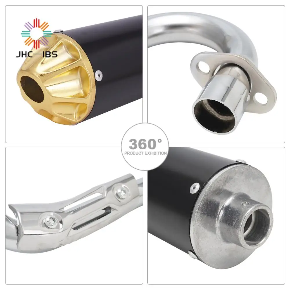 

Универсальный выхлопной глушитель для мотоцикла, комплект труб глушителя в сборе для Honda YAMAHA YZ YZF WR CRF CR XR PW TTR 125 150 250 300 350