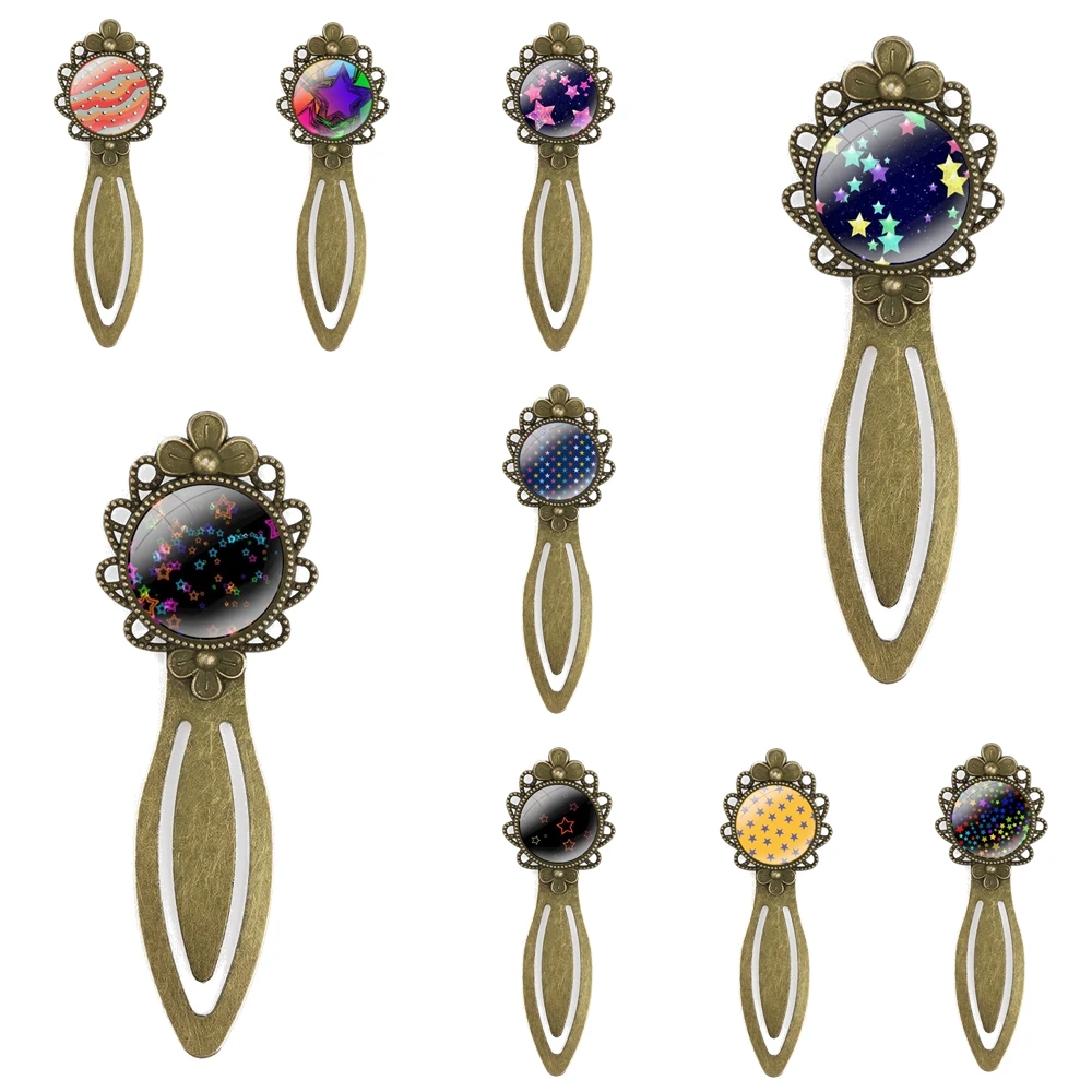 

Мультяшный дизайн креативные модные красочные звезды креативные металлические закладки подарок для друзей канцелярские принадлежности для школы офиса