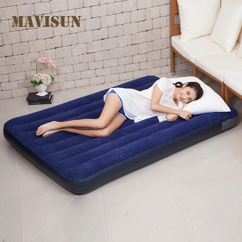 

Inflatable Mattress Lunch Break Simple Air Bed Home Furniture For Outdoor Single Camping Double Portable Folding Bed Thickening