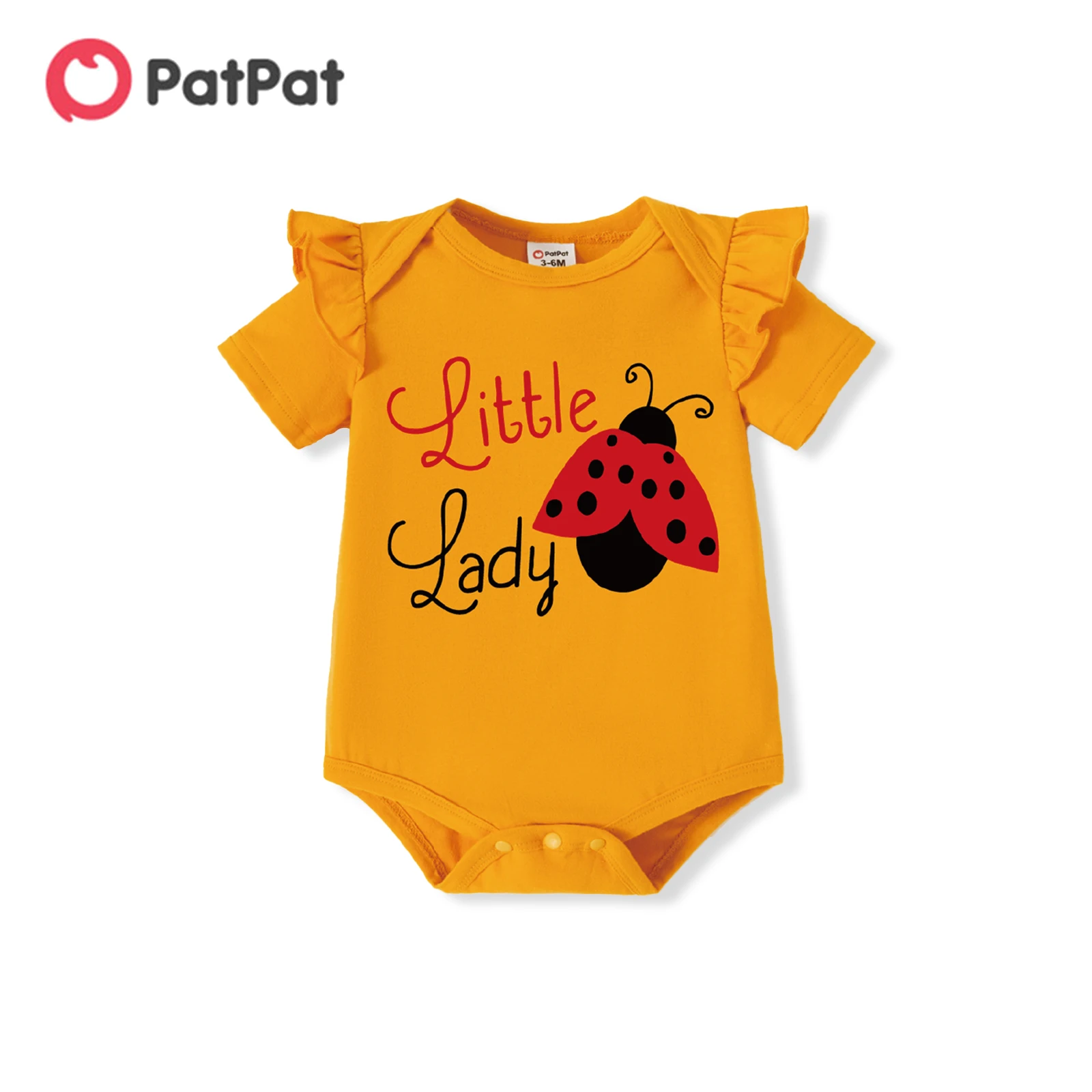 

Детский комбинезон PatPat с коротким рукавом и рисунком имбиря