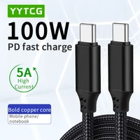 yytcg pd 60w usb c to usb type c cable qc4 0 3 0 fast charge data cable for macbook samsung s9 plus usb c cable for huawei p30