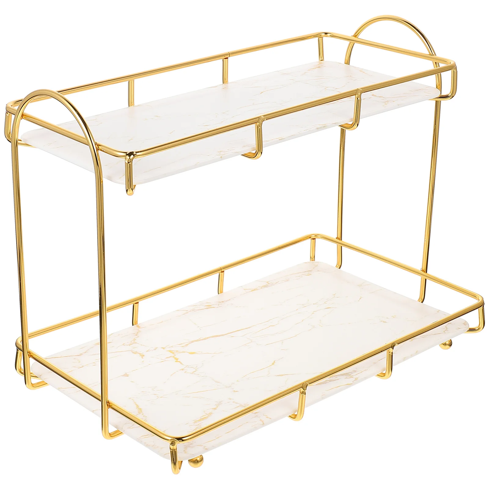 

Organizer Shelf Bathroom Countertop Storage Rack Tier Tray Vanity Makeup Holder Kitchen Toiletry Perfume Corner Display Bedroom