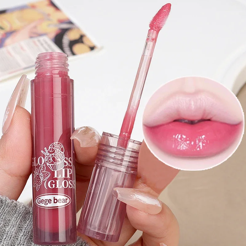 Зеркальная глазурь для губ с водным светом стойкая увлажненная желейная жидкая