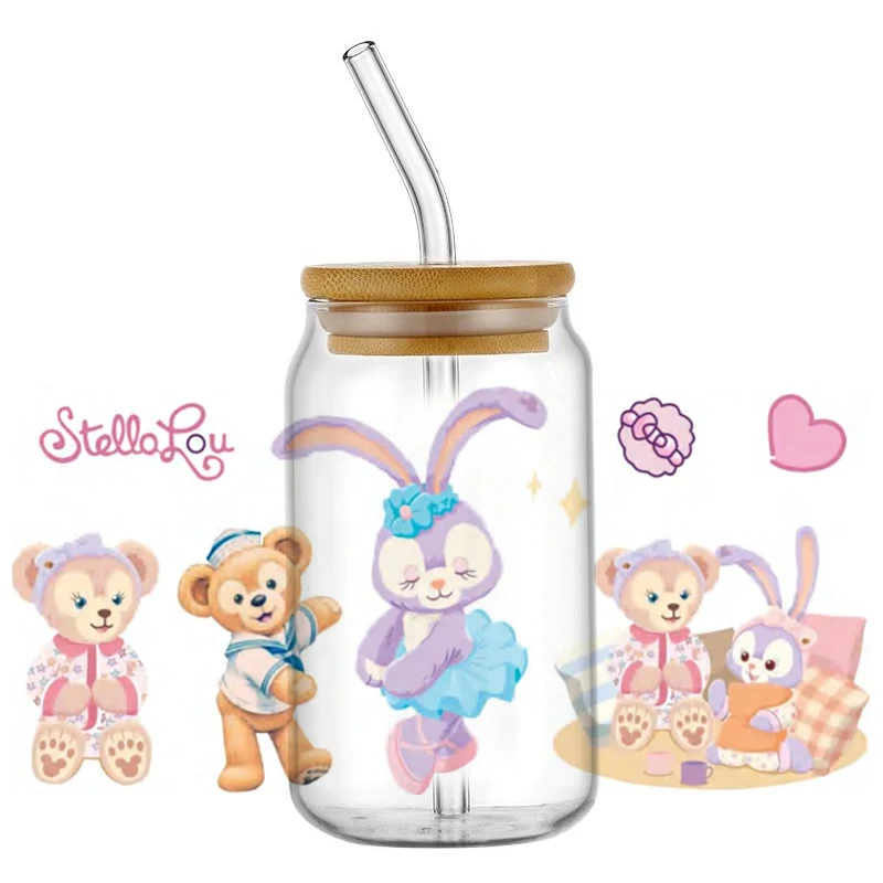 Милая кукла-кролик Minoso высокое качество 3D упаковка УФ DTF мультяшная наклейка для