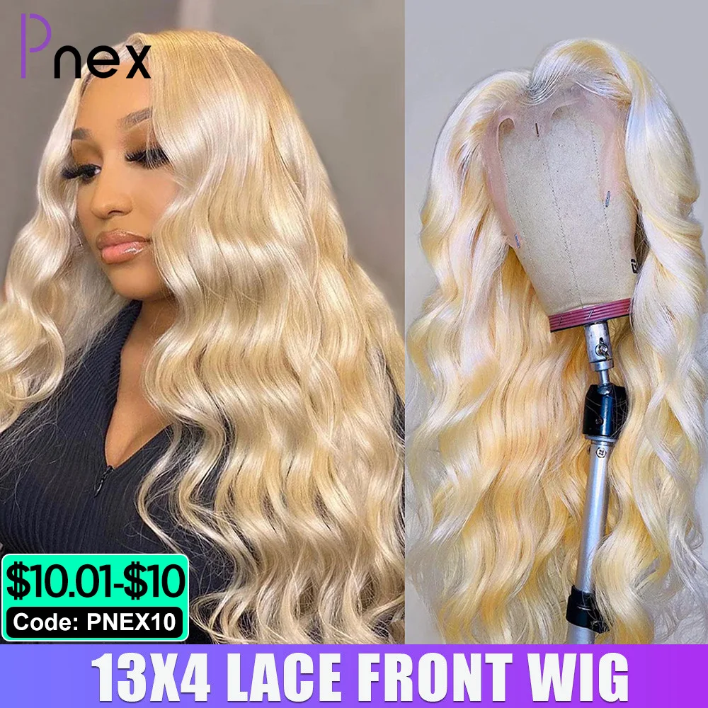 30 34 Inch  Lace Frontal Wig 13x4 Body Wave Honey Blonde Lace Front Wig Brazilian Colored Human Hair Lace Front Wigs For Women