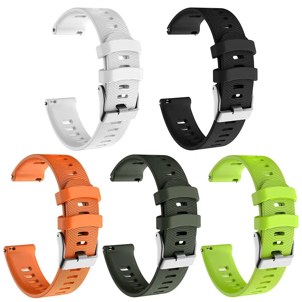 

Universal Silicone Watch Band Strap Replacement Adjustable Compression Forming Strong Durable for Garmin Forerunner Vivoactive