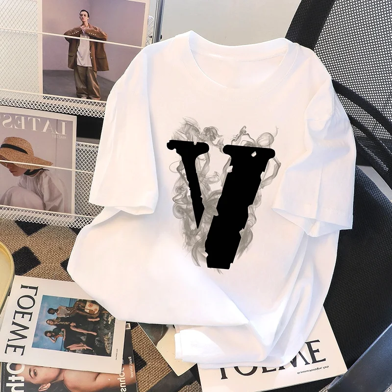 Футболка женская оверсайз с графическим принтом корейский топ в стиле Харадзюку