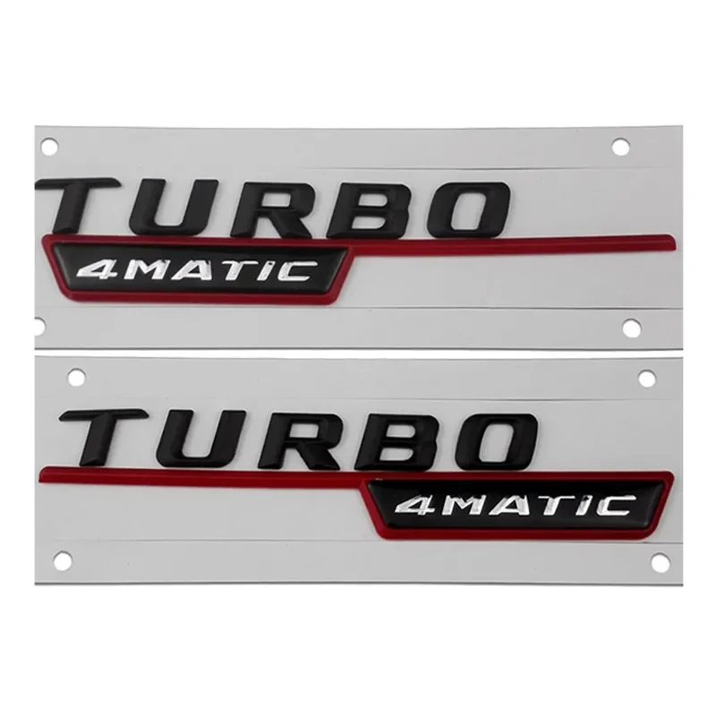Пластиковая наклейка на заднюю панель автомобиля украшение с логотипом Biturbo для