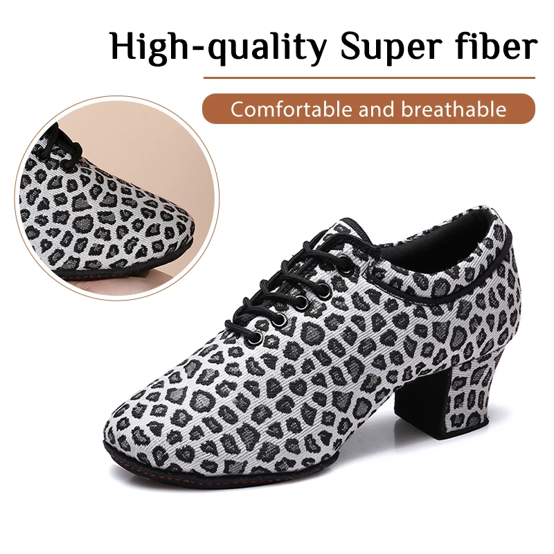 Women Rubber  Dance Shoes Girls Latin Salsa Ladies Ballroom Dance Shoes Soft Bottom Modern Tango Dancing Shoes Professional