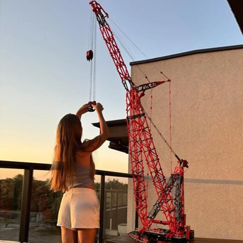 НОВЫЙ Testarossa MOC- 195537 Инженерная машина SK6000 Кольцевой кран RC Дистанционное