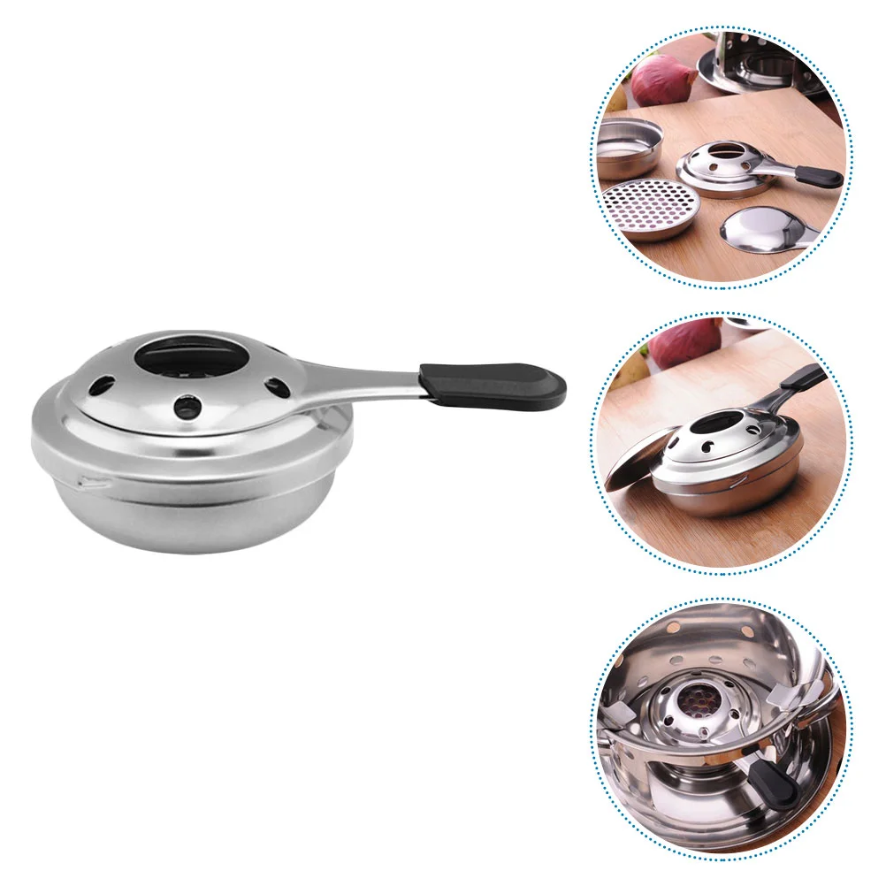 

Chafing Dish Set Tank Heater Metal Fuel Holder Aquecedor Stove Wick Burner