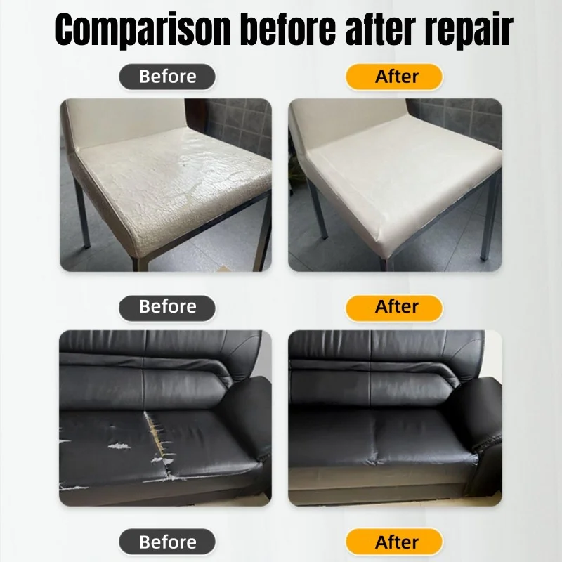 Самоклеящаяся кожаная наклейка большого размера для салона автомобиля заплатка