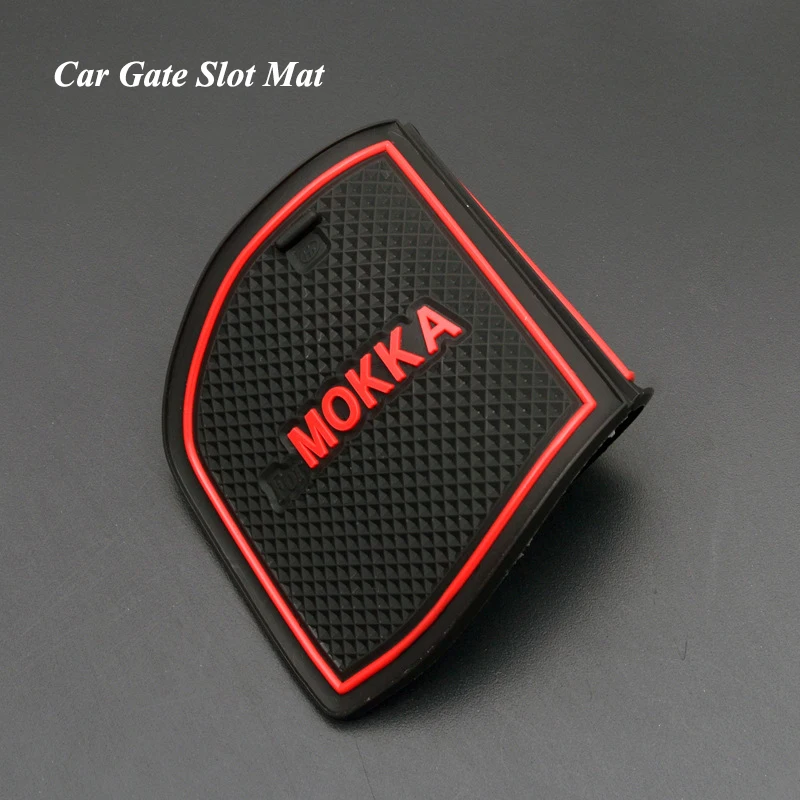 

Anti-Slip Gate Slot Mat Rubber Coaster For Opel Mokka 2013 2014 2015 Non-Slip Mats Door Groove Pad Car Interior Accessories