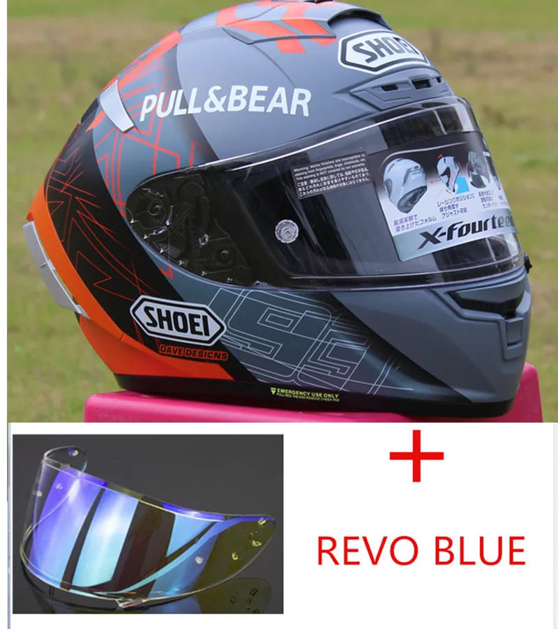 

Мотоциклетный анфас SHOEI X14 X-Spirit III Marquez Grey Concept X-Fourteen Спортивный велосипедный гоночный шлем Мотоциклетный шлем