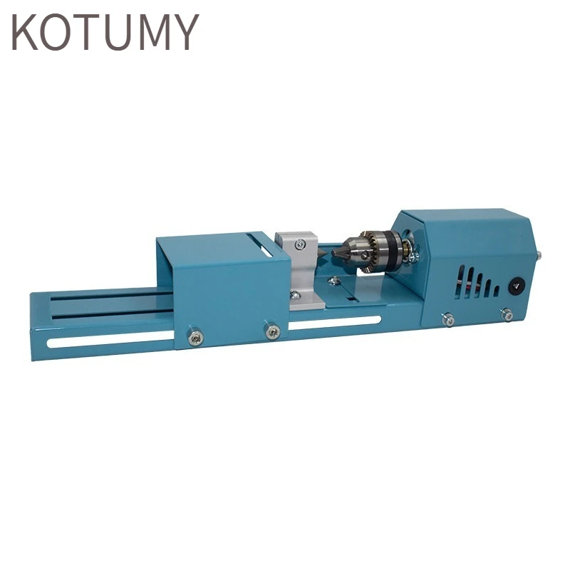 Фото Мини-токарный станок KOTUMY - Многофункциональный станок для изготовления деревянных бусин, маленький токарный станок для домашнего хобби и деревообработки №3
