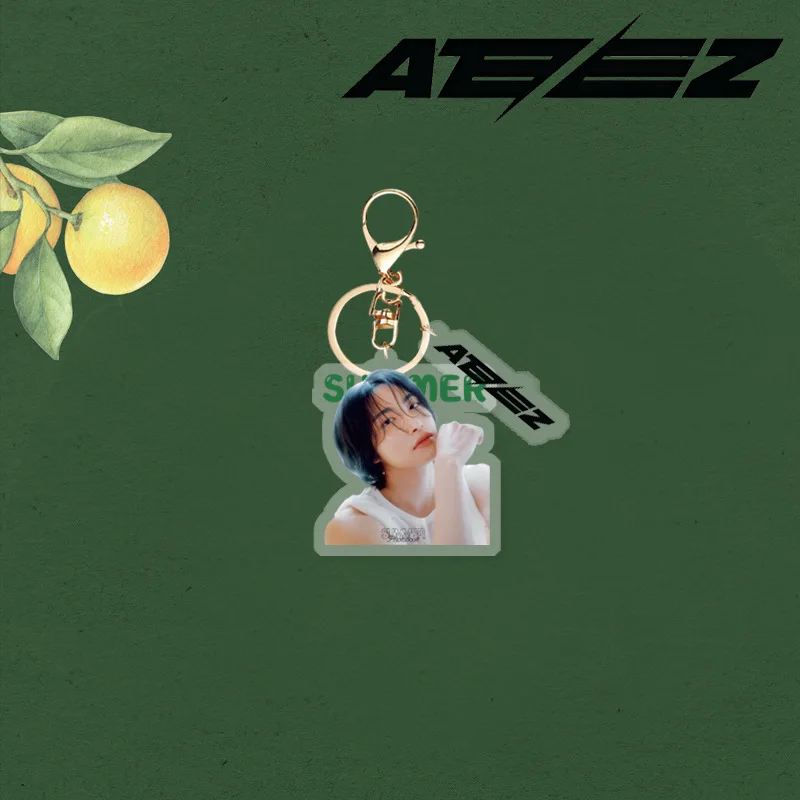 KPOP ATEEZ искусственная акриловая фигурка фотоаксессуары Hongjoong Seonghwa Yunho Yeosang брелок