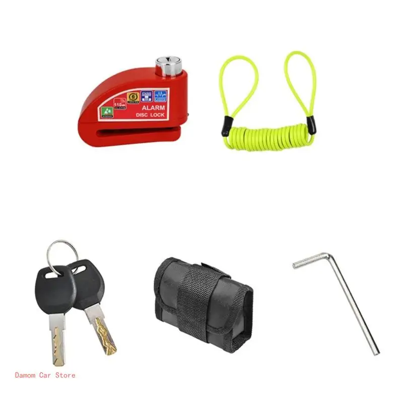 Мотоциклетные замки противоугонные с сигнализацией дисковый замок для