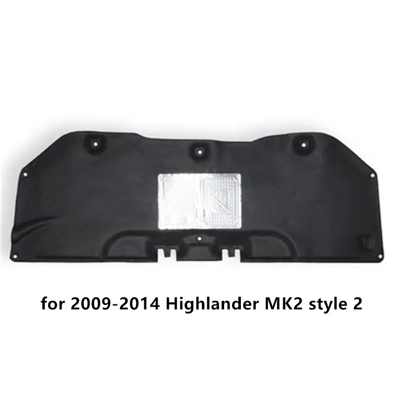 

1 партия складывающаяся доставка для 2009-2014 Toyota Highlander 2th MK2 Автомобильный капот двигателя звукоизоляционный Теплоизоляционный хлопковый звукоизоляционный чехол