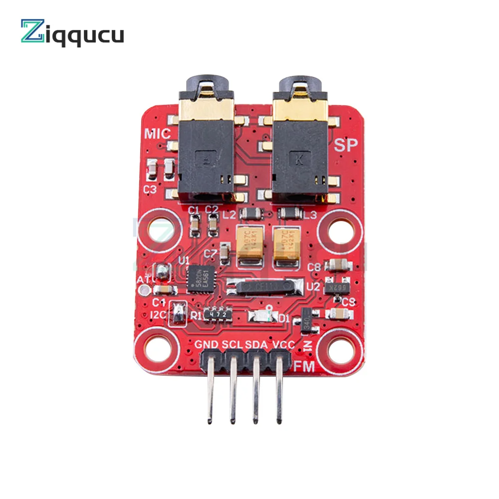 

Модуль трансивера, RDA5820N, с частотной модуляцией, 76-108,0 МГц, FM-передатчик, приемник, FM-радио