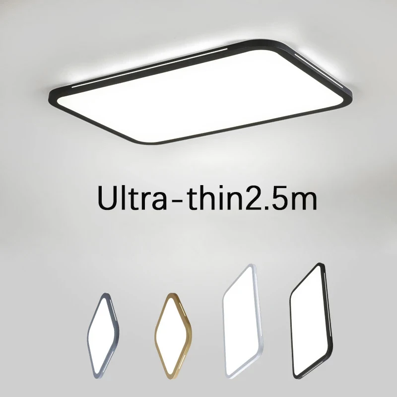 Ультратонкая светодиодная потолочная лампа светильник для спальни гостиной
