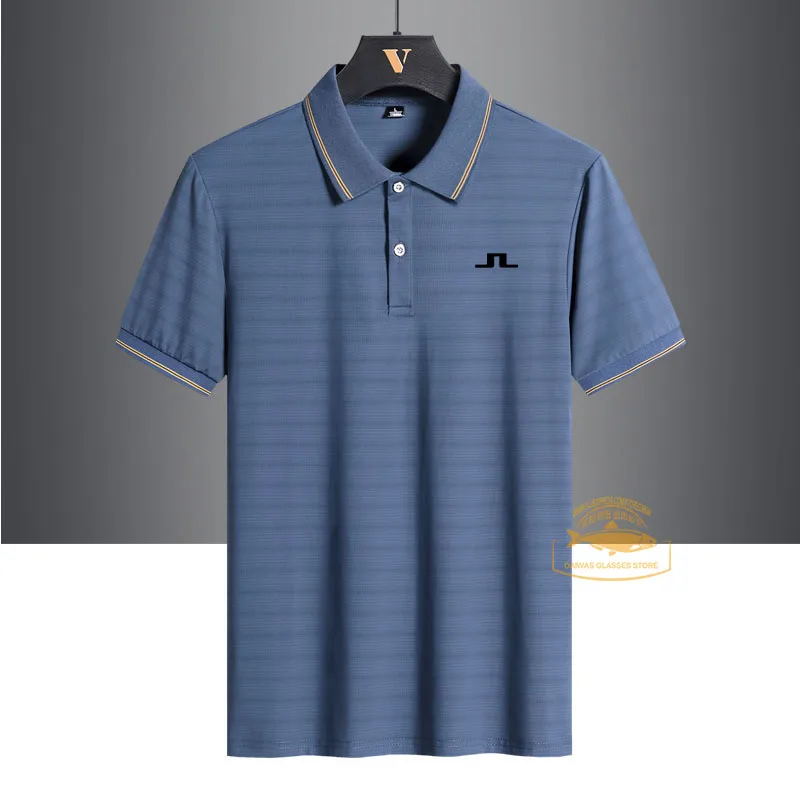 

Men's Wear Golf Shirts Quick-Drying Breathable Polyester/Spandex Short Shirt Sleeve Golf Sport Clothing