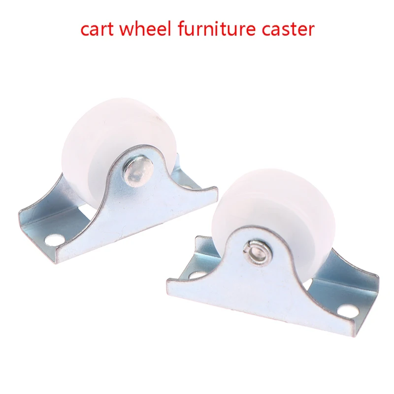 

2Pcs Plastic Furniture Replacement Caster Wheel Universal Swivel Casters Roller Wheel for Platform Trolley Chair