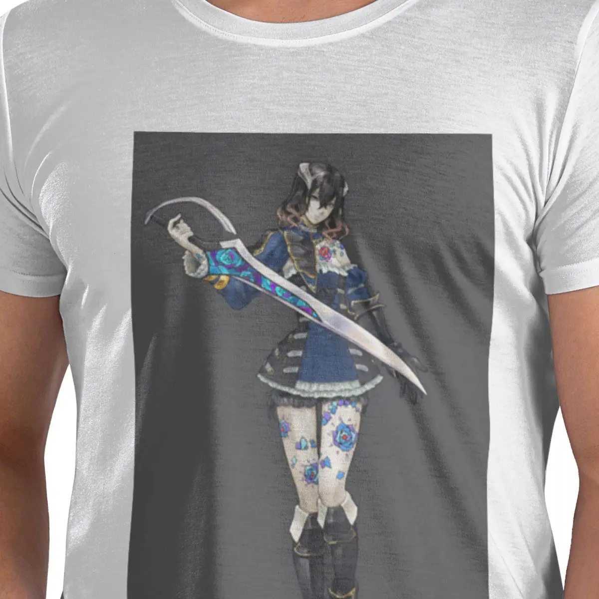 Мужская футболка Miriam Bloodstained модные футболки большого размера мужские хлопковые