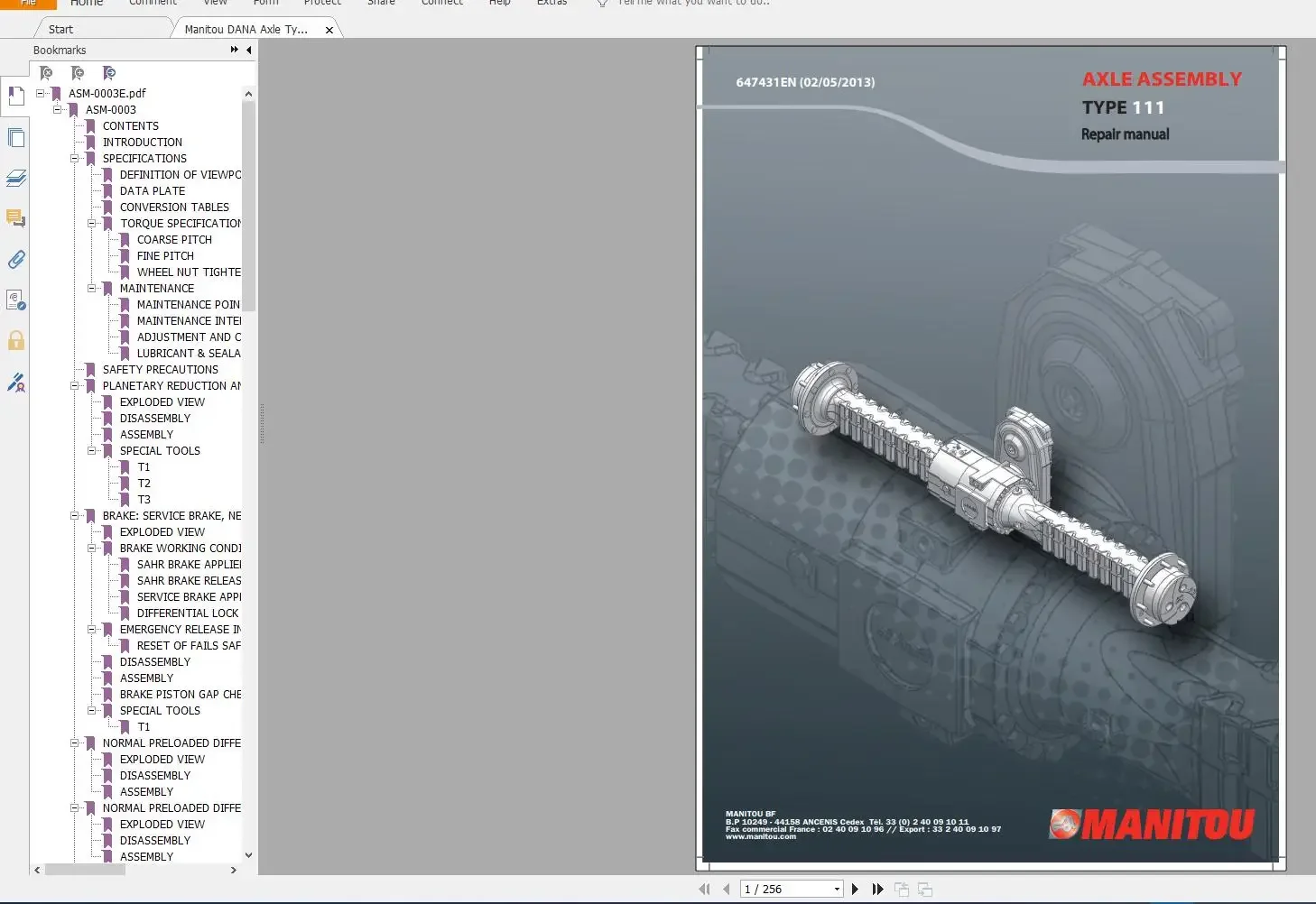 [DVD3] MANITOU PDF 15 8 ГБ Руководство по обслуживанию и деталям