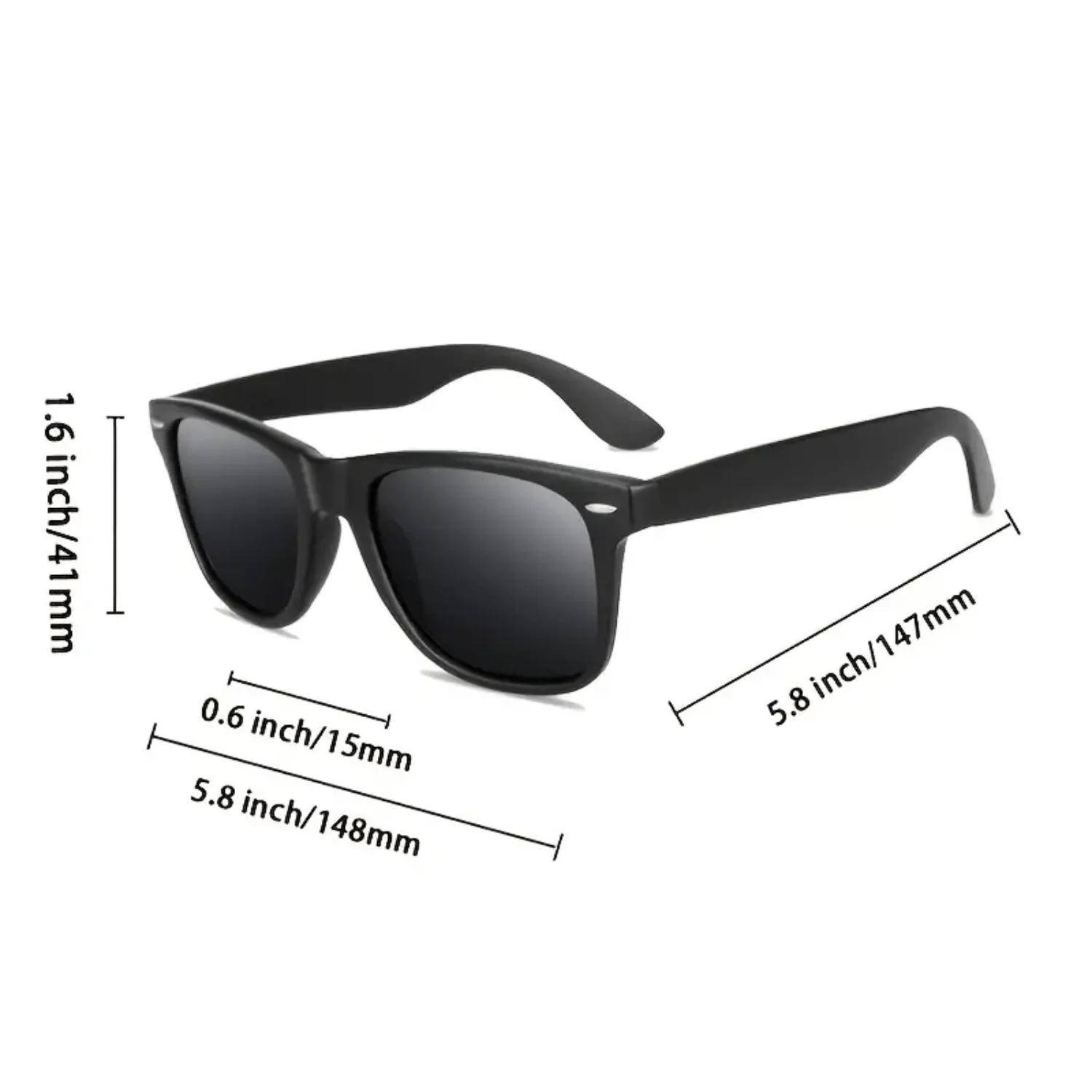 Мужские поляризационные солнцезащитные очки - винтажный стиль для вождения