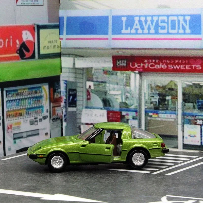 Фото TAKARA TOMY Tomica Mini Simulation Alloy Car Black Box TP29 Mazda RX-7 Спортивный автомобиль Детский маленький автомобиль Игрушечная модель Подарочная коллекция №2