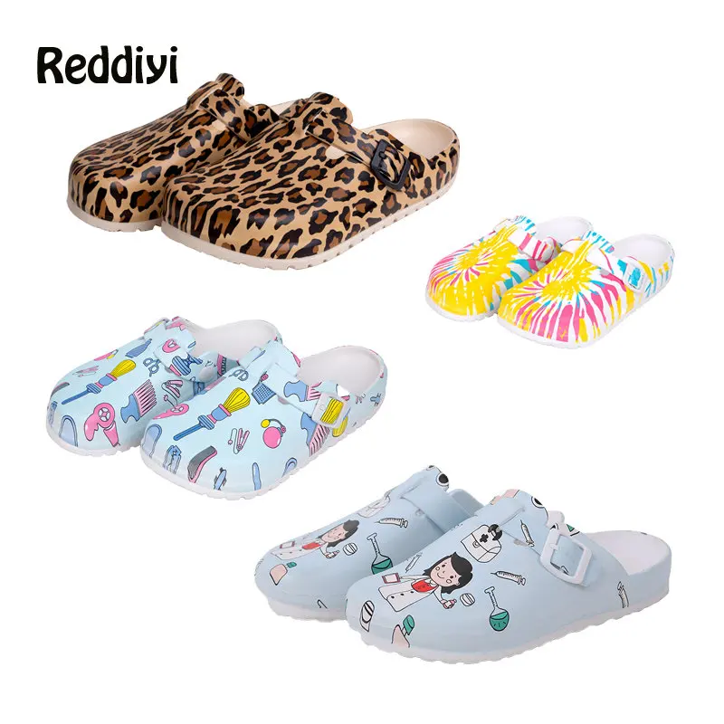 

Surgical Shoes Medical Nursing Clogs Beauty Salon Work Slippers Nurse Shoe for Women EVA Anti-Slip Shoes Laboratory Footwear