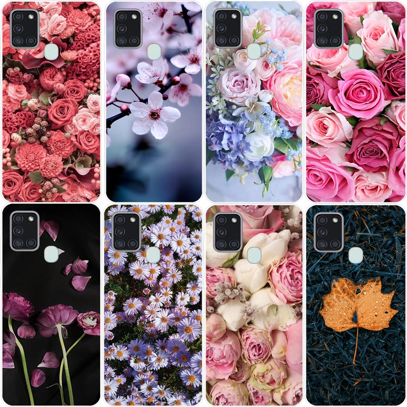 Мягкий силиконовый чехол-накладка для Samsung A21S GalaxyA21s A 21s a217