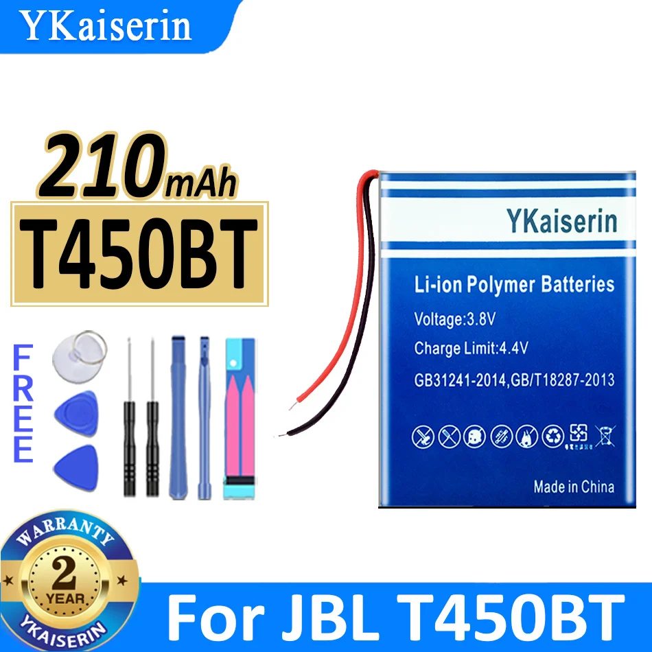 

210mAh YKaiserin Battery For JBL T450BT Digital Bateria