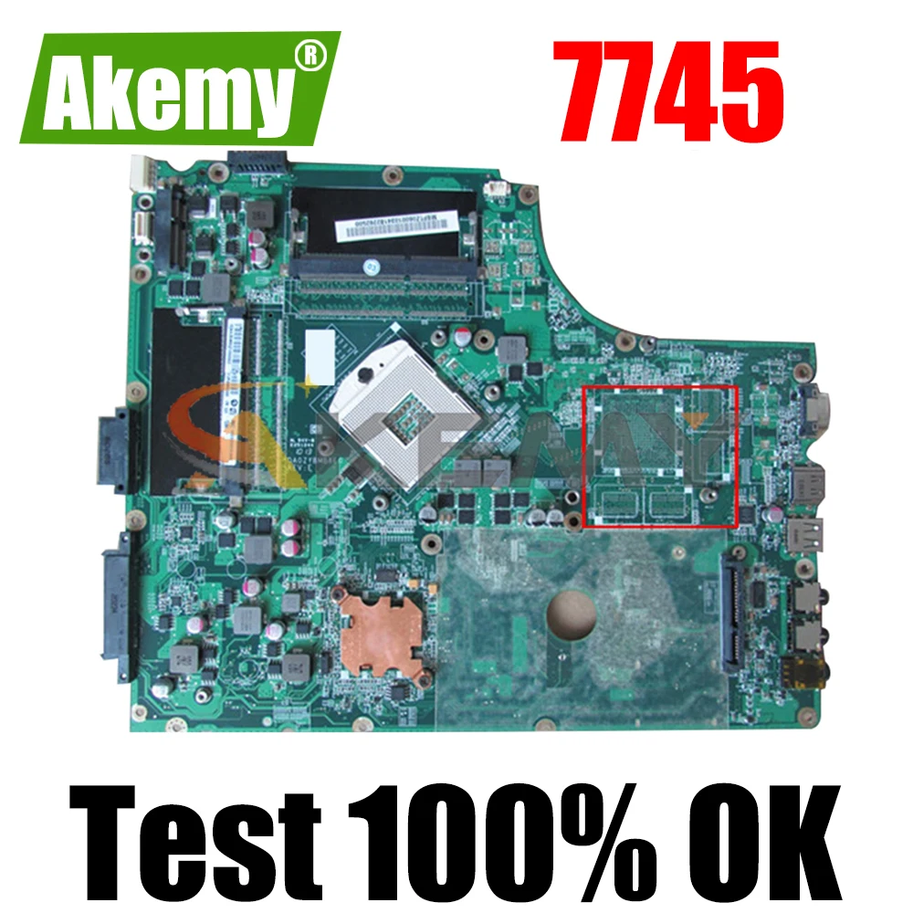

Материнская плата AKEMY для ноутбука acer 7745 MBPTZ06001 DA0ZYBMB8E0 DDR3 Бесплатная доставка телефонной платы