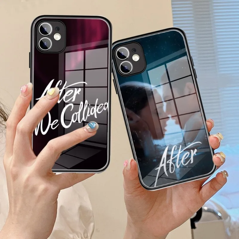 

After Movie Phone Case Glass 14 13 11 12 Pro 8 7 Plus X 13 Pro MAX XR XS MINI Black Covers